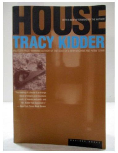 House. Tracy Kidder. Ref.232355