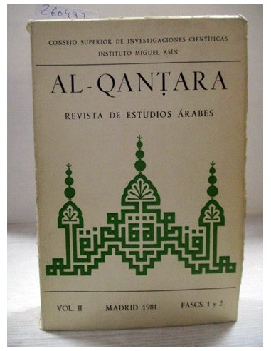 Al-Qantara, volumen 2. Varios...