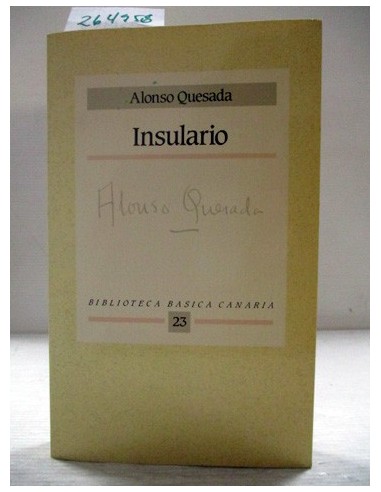 Insulario. Alonso Quesada. Ref.264958