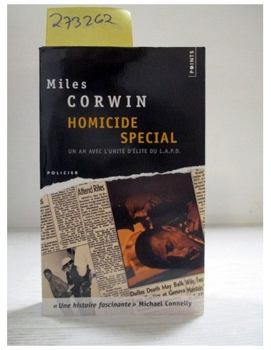 Homicide special. Miles Corwin. Ref.273262