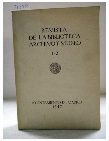 Revista de la Biblioteca Archivo y...