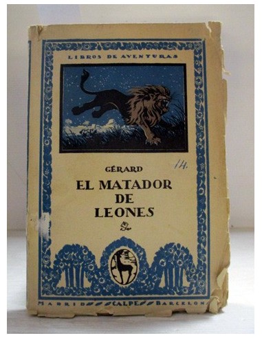 El matador de leones. Gérard, Julio. Ref.287904