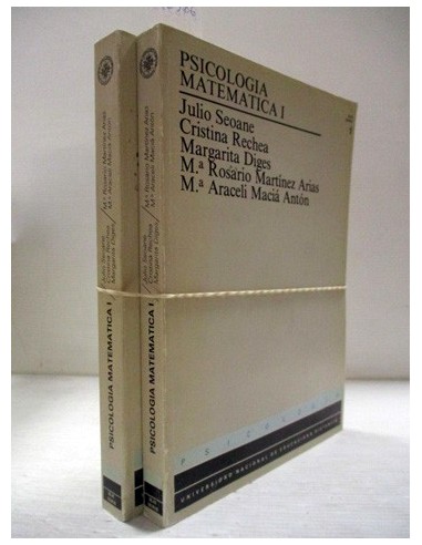 Psicología matemática I-2 tomos. Varios Autores. Ref.290326