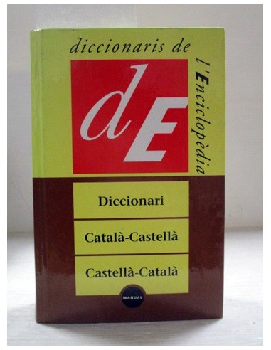Diccionari manual català-castellà, castellà-català. Varios autores. Ref.292449