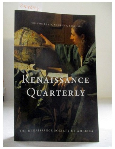 Renaissance Quarterly, volume LXXII, Nº 3-EN INGLÉS. Varios autores. Ref.298645