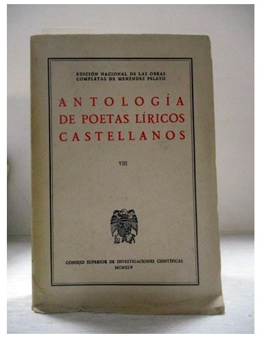 Antología de poetas líricos...