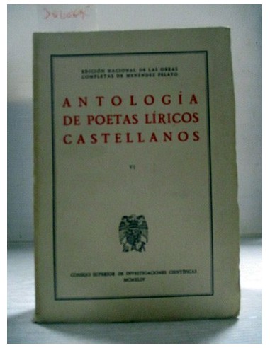 Antología de poetas líricos...