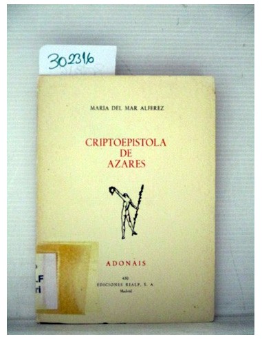 Criptoepistola de azares (Expurgo)....