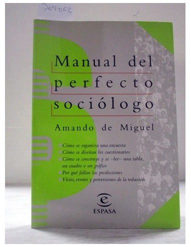 Manual Del Perfecto Sociólogo. Amando...