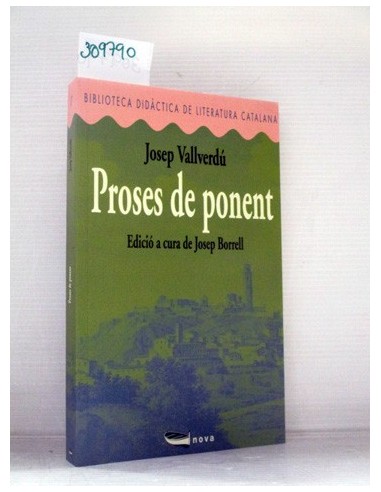 Proses de ponent (CATALÁN). Josep...