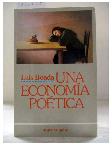 Una economía poética. Luis Boada....
