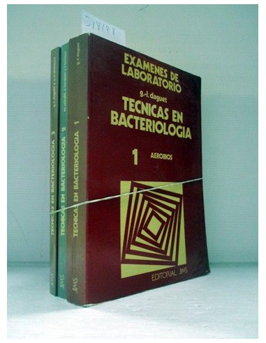 Técnicas en bacteriología-3 tomos....