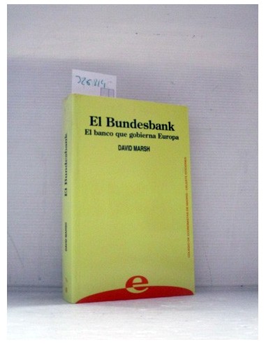El Bundesbank. David Marsh. Ref.326814