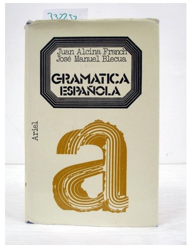 Gramática española (EXPURGO). Varios...