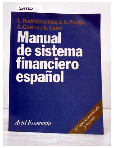 Manual de sistema financiero español....