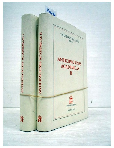 Anticipaciones académicas-2 tomos....