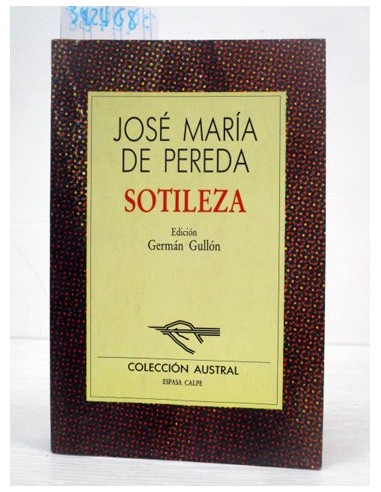 Sotileza. José María de Pereda....