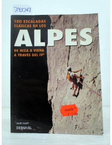 150 escaladas clásicas en los Alpes....