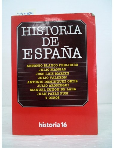 Historia de España. Varios autores....