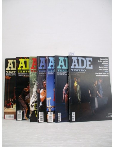 Pack Revista ADE Teatro-7 tomos (GF)....