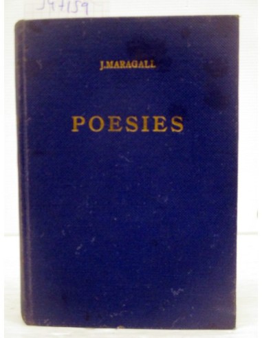 Poesies (CATALÁN). Maragall, Joan....