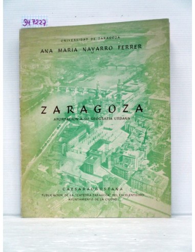 Zaragoza (GF). Ana María Navarro...