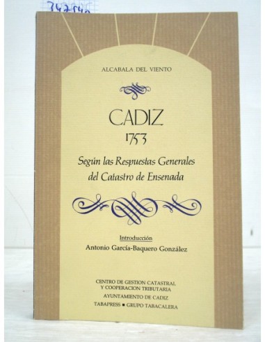 Cádiz, 1753. Varios autores. Ref.347540