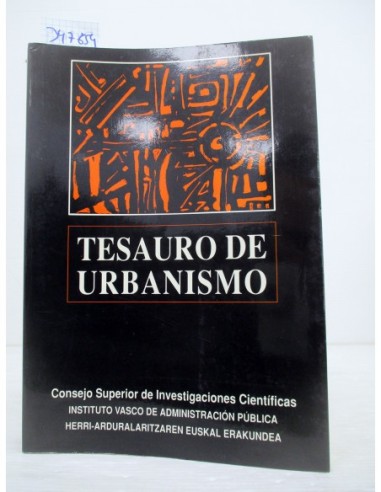 Tesauro ISOC de urbanismo. Varios...