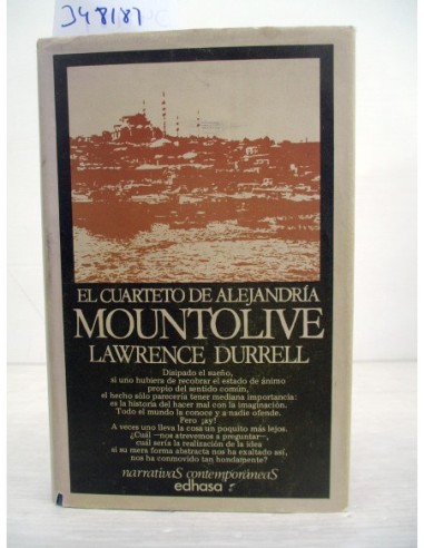 Mountolive. Lawrence Durrell. Ref.348181