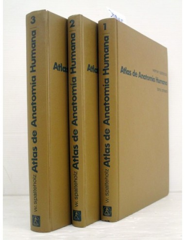 Atlas de anatomía humana-3 tomos....