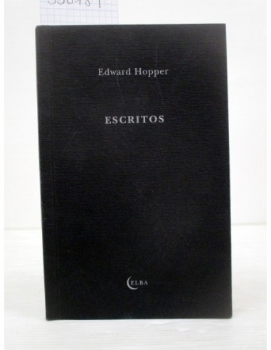 Escritos. Edward Hopper. Ref.350189
