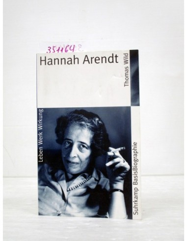 Hannah Arendt. Thomas Wild. Ref.351164