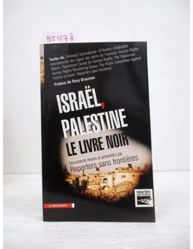 Israël-Palestine, le livre noir....