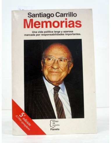 Memorias. Santiago Carrillo. Ref.351796