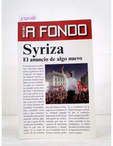 Syriza. Antonio Cuesta Marín. Ref.352402