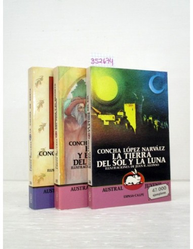 Pack Concha López Narváez: 3 libros....