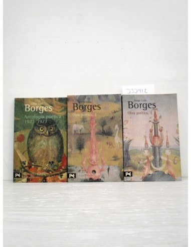 Pack Borges-3 tomos. Jorge Luis...